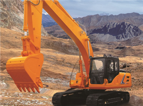 Wheeled excavator 