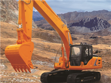 Wheeled excavator 